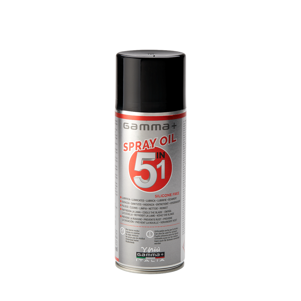 Gamma+ 5 in 1 peilių valymo purškiklis