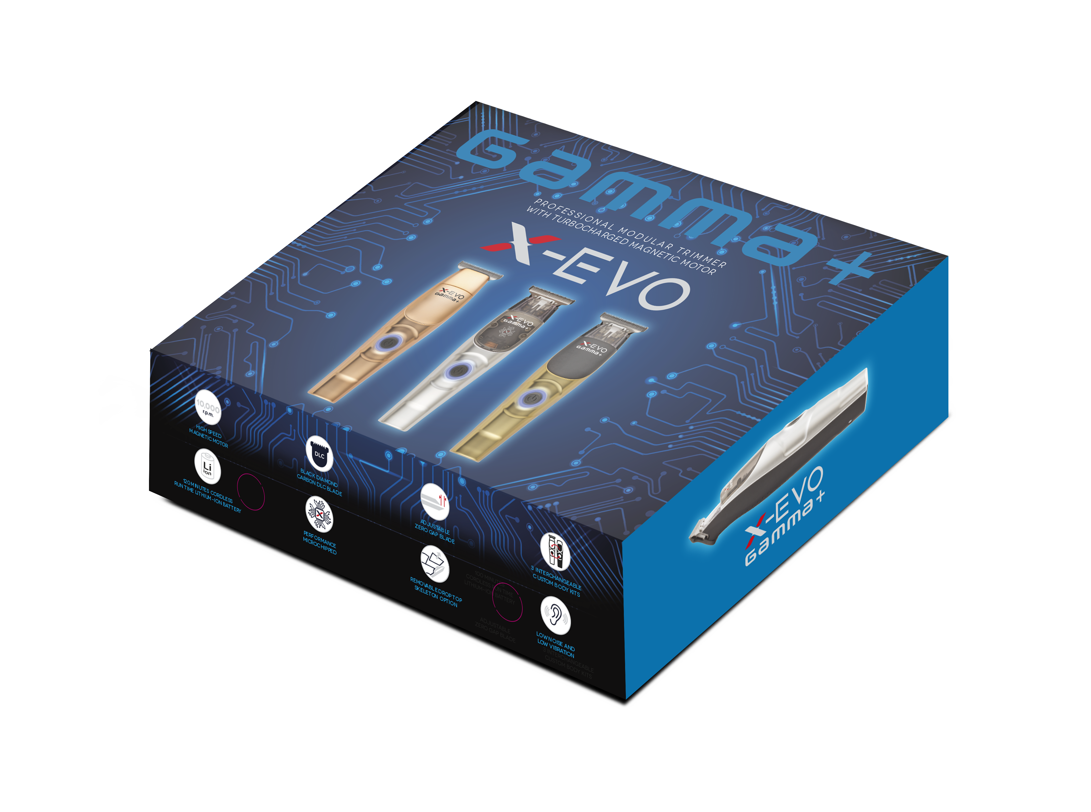 Gamma+ X-Evo – profesionali kantavimo mašinėlė