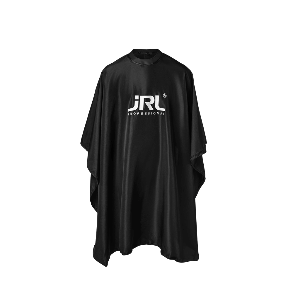 JRL juodas kirpimo peniuaras (skraistė) su silikonine gumele