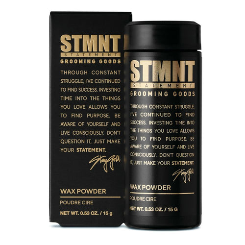 STMNT Wax Powder plaukams – apimtis, lanksti fiksacija, pusiau matinis efektas