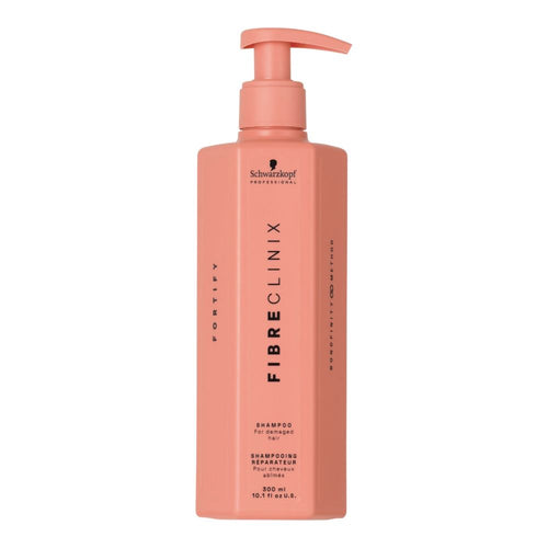 Fibre Clinix FORTIFY šampūnas 300ml pažeistiems ir procedūrų nualintiems plaukams su BONDXTEND technologija – Schwarzkopf Professional 